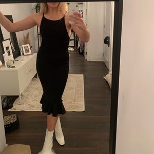 Missguided Black Cocktail Dress